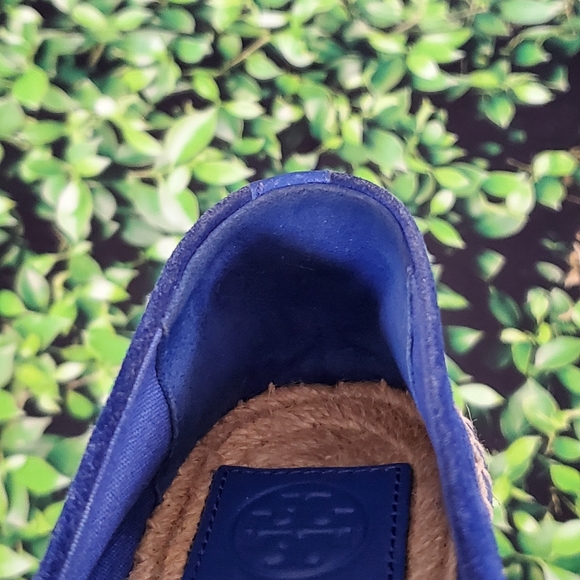 🎉HP💕TORY BURCH Sidney Espadrilles Jelly Blue - Picture 7 of 8